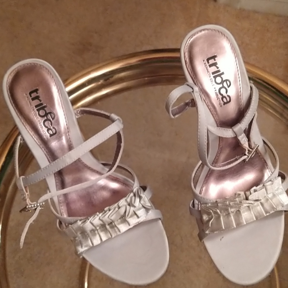 Heeled shoes, worn once, perfect shape